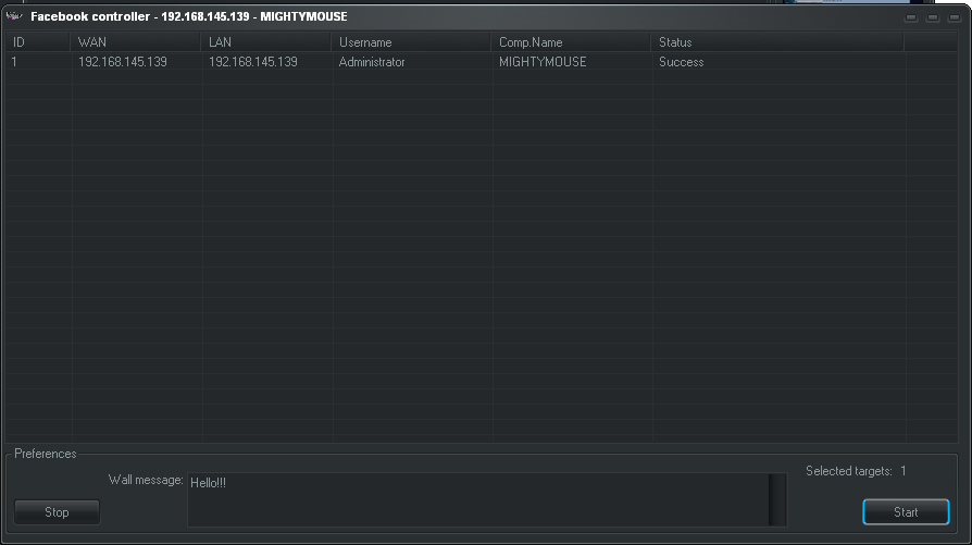Social-controller window
